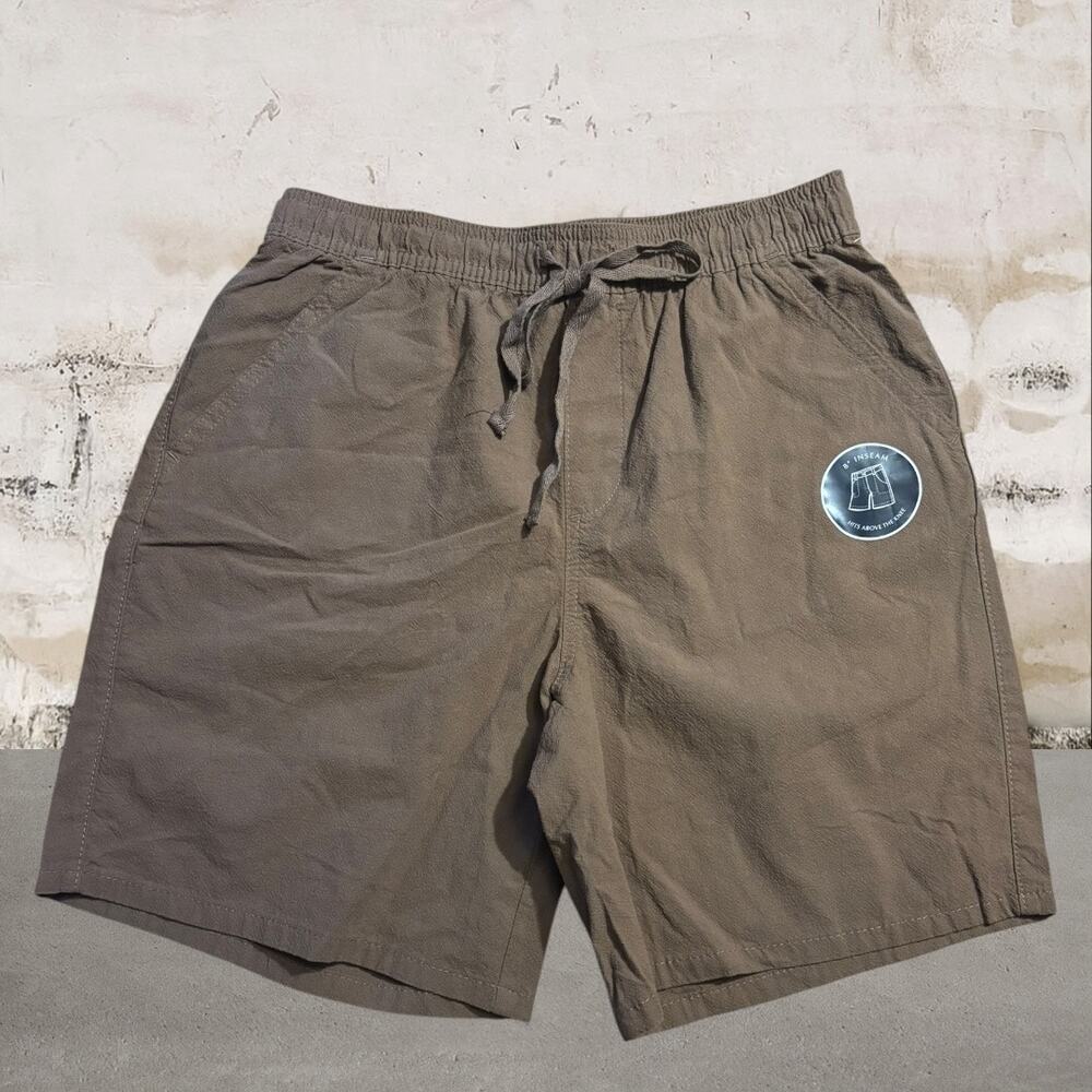 Karen Scott $30 Women Cotton Drawstring Bermuda Shorts Brown Size XS NWT - Picture 2 of 5